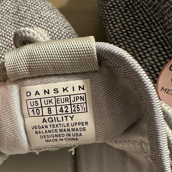 Danskin Women's Agility Lace Up Knit Sneaker In Gray 10 - Picture 5 of 7